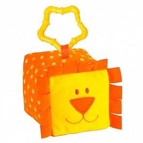 Игрушка кубик «Львенок» из серии Зоомякиши (Фокс – мякиши, 259 МЯКИШИsim)